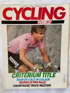 CYCLING WEEKLY - 23 JUNE 1988 - CRITERIUM TITLE - TOUR OF ITALY - MICHELIN RACE - Picture 1 of 1