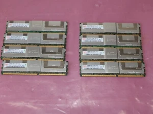 Lot of 8 Hynix Memory RAM HYMP151F72CP4N3-Y5 AC-C 4GB 2Rx4 PC2-5300F-555-11 - Picture 1 of 2