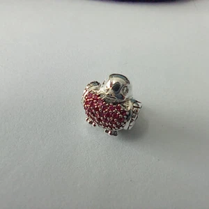 Pandora S925 Gift  Silver Red Robin Charm UK Christmas  - Picture 1 of 5