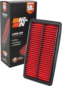 Engine Air Filter: Long Life 18,000 Mile Replacement Air Filter: Compatible with - Picture 1 of 12