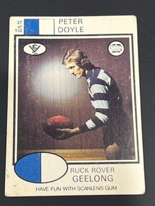 1975 Scanlens No. 27 Peter Doyle Geelong Very Good (1) 