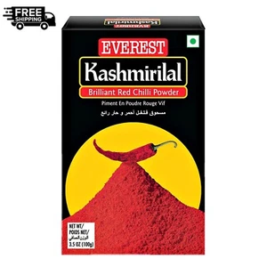 Everest Kashmiri Lal Red Chilli Powder– 100g, Free Shipping Mild & Vibrant Spice - Picture 1 of 10