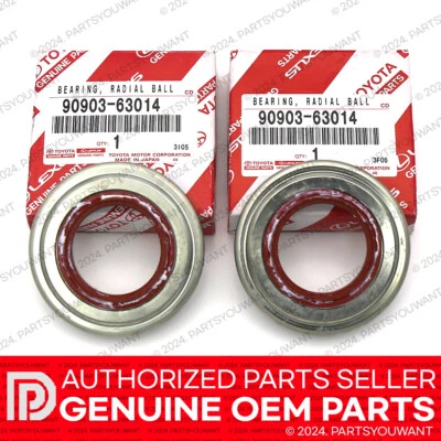 GENUINE Toyota Lexus OEM Front Suspension Strut Mount Bearing 90903-63014 SET Foto 1 de 4