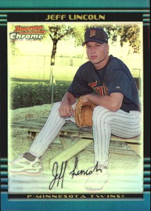 2002 (TWINS) Bowman Chrome Refractors #256 Jeff Lincoln /500