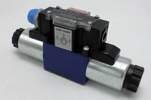 REXROTH R901222557 DOUBLE SOLENOID HYDRAULIC VALVE 4WE 6 J62/EG24N9DK25L=AN - Picture 1 of 3