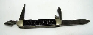 VINTAGE IMPERIAL PROV., R.I. U.S.A. CAMP / HUNTING 4-BLADE FOLDING POCKET KNIFE! - Picture 1 of 4