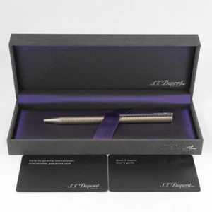 S.T. Dupont Classic 2 Silver Plated Snake Ballpoint Pen with Box (FRANCE) - Picture 1 of 9