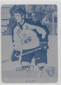 2017-18 Upper Deck CHL Printing Plate Cyan 1/1 Cale Fleury #44 i9y