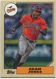 2017 Topps Series 1 ADAM JONES 1987 Topps Baseball - ORIOLES - #87-19 - Picture 1 of 1