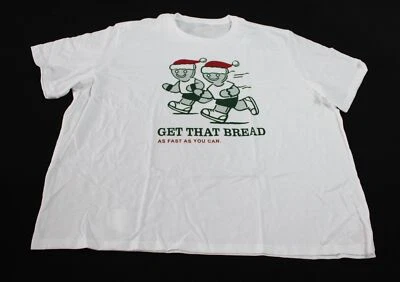 Old Navy Men's SS Humor Holiday-Graphic T-Shirt MP9 White Lillies Size 4XL NWT - Image 1 of 3