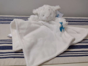 Coperta di sicurezza Carter's Baby Lamb Lovey con supporto Paci Minky bianca - Foto 1 di 5