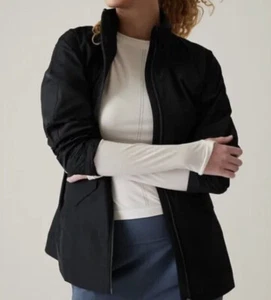 ATHLETA Westerly Jacket Travel Coat Black Women Size S NEW $149 - Picture 1 of 2