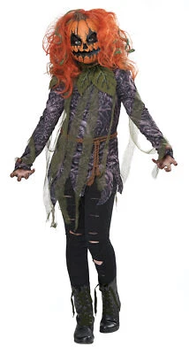 California Costumes Pumpkin Monster Girl Child Costume, Multi, Large - Image 1 of 2