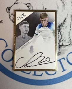 2025 Futera Incredible England Cole Palmer Gold Fram 24k On Card Auto 5/6 - Picture 1 of 2