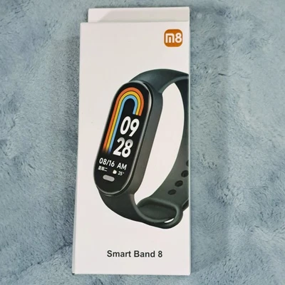 Reloj rastreador de ritmo cardíaco Smart Band 8 banda negra nuevo Foto 1 de 4