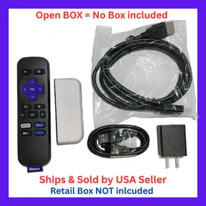 Roku Premier Model 3920X 4K Streaming Media Player & Remote With Cords Open Box - Picture 1 of 8