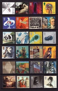 Great Britain 1999 fine used 13 full sets stamps from  FDC collection/gift - Picture 1 of 2