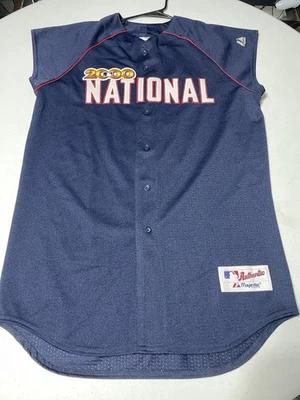 Vintage Barry Larkin Majestic MLB 2000 National League All Star Jersey Large - Image 1 of 4