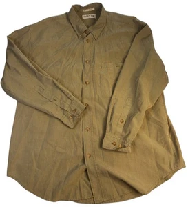 Orvis Shirt Mens Extra Large Long Sleeve Button Up Green Check Lightweight - Picture 1 of 6