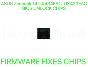 ASUS Zenbook 14 UX434FAC, UX433FAC Series, ADMIN NO PASSWORD FIRMWARE BIOS CHIP - Bild 1 von 1