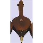 Johnny Beard Company #1110 Long John Bellows Leather Trim Extra Long Handle