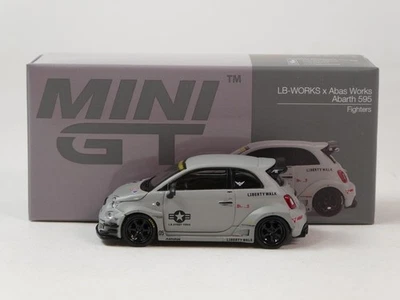 TSM MINI GT Fiat 595 Abarth LB Works x Abas Fighters 2024 1/64 MGT01064-L - Immagine 1 di 3