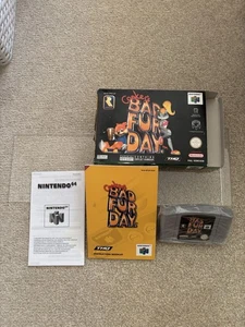 Conker's Bad Fur Day Nintendo 64 PAL Complete Boxed with Manual - Picture 1 of 11