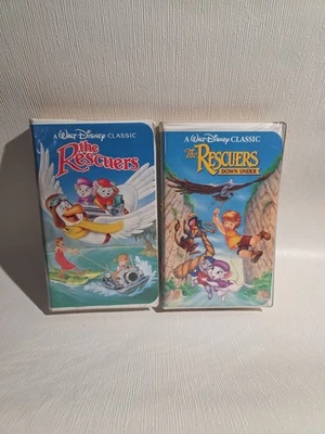 The Rescuers & The Rescuers Down Under VHSLot|Walt Disney Classics Black Diamond - Image 1 of 4