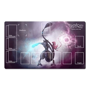 Alfombrilla de juego de mesa Pokemon Mew and Mewtwo TCG CCG alfombrilla de ratón alfombrilla de juego de cartas coleccionables  - Imagen 1 de 4