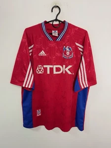 CRYSTAL PALACE 1998/1999 HOME FOOTBALL SHIRT ADIDAS VINTAGE JERSEY SIZE L ADULT - Picture 1 of 6