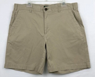 Orvis Mens Chino Shorts Size 38 Khaki Bead Head Woolly Bugger  - Image 1 of 4