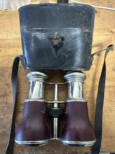 (ORL3) Fernglas ALT VINTAGE LE JOCKEY CLUB PARIS Lederetui - Bild 1 von 21