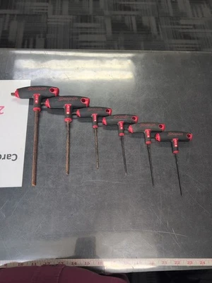Snap-on Tools 6pc SAE SOFT GRIP T-HANDLE Hex ALLEN Set  - Image 1 of 4