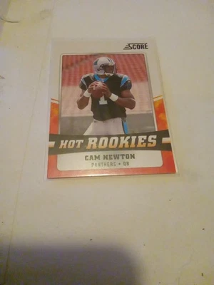 2011 Score - Hot Rookies Cam Newton #6 (RC) - Image 1 of 2