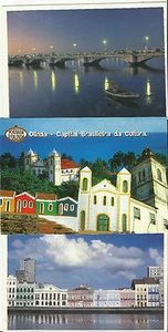 Lot of 6 Postcards Form Brazil - Rio Janeiro - Fernando Noroha - Olinda - Recife - Picture 1 of 4