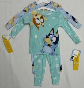 Adorabile set pigiama 2 paia bluey bambino taglia 2T nuovo con etichette! - Foto 1 di 7