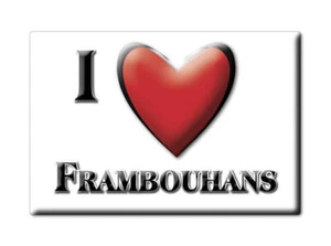 Aimant sur Frambouhans, Île De France - Magnet France Souvenir - Picture 1 of 11