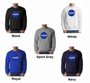 NASA Adult Sweatshirt NASA Official Meatball Logo
