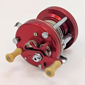 VTG Abu Garcia Ambassador 5000 Sweden 3 Screw RH Fishing Reel Sweden Red - Picture 1 of 9