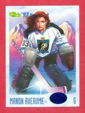 1993 CLASSIC HOCKEY DRAFT (HKY) Manon Rheaume "HOCKEY ART" CARD #112 LIGHTNING