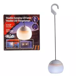 Pendant Lamp Flexible 4 Led Light Outdoor Lighting w Hook Tents Gazebos Awnings - Picture 1 of 10