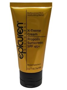 Epicuren Discovery X-Treme Cream Propolis Sunscreen SPF 45+ 2.5 FL OZ 02/2025