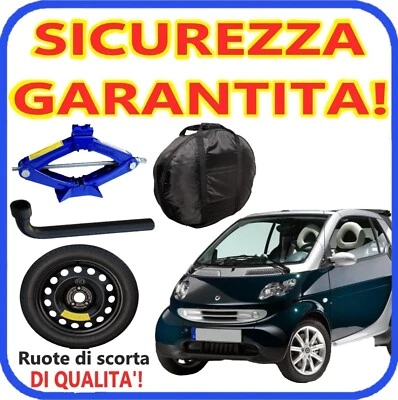 Platzsparend Notrad 3Fori Ab 15 Intelligent Fortwo W 450 451 Mit Set Cric + Key - Bild 1 von 4