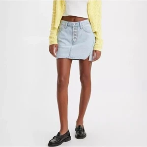 Neu mit Etikett! LEVI’S ICON Damen ROCK GRÖSSE 28 (klein) KNOPFLEISTE. FreeShip - Bild 1 von 17