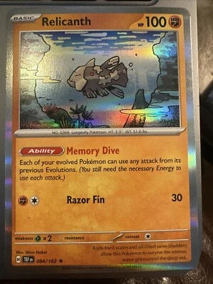 Relicanth 084/162 Sv05: Temporal Forces Holo - Image 1 of 2