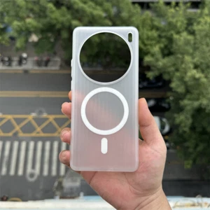 For VIVO X100 Ultra/X100 Pro X200 Hard Matte Cover Corrugated Magent Back Case - Picture 1 of 16