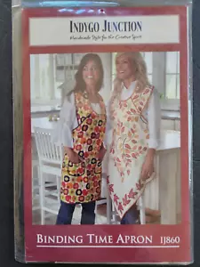 No Relist Indygo Junction IJ860 Binding Time Apron Pattern - Picture 1 of 2