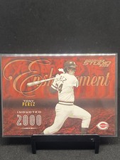 2003 Donruss Studio Tony Perez Enshrinement Bronze /750 Insert Parallel SP Reds