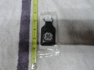 Vintage GE General Electric Keyring Keychain Gray Fake Leather - Bild 1 von 2