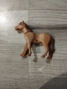 Horse Playmobil Brown Western Horse - Picture 1 of 4